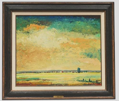 Jos Fred SMITH, Polderlandschap, Antiek en Kunst, Kunst | Schilderijen | Klassiek, Ophalen of Verzenden