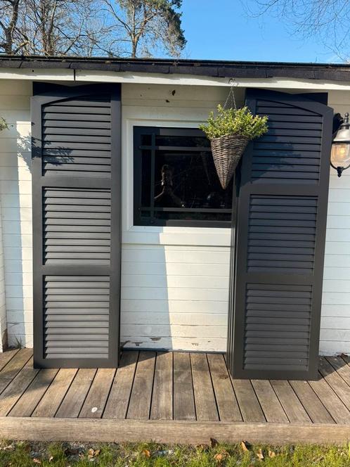 Sierluiken 5x dubbel groot en 1x dubbel klein, Doe-het-zelf en Bouw, Deuren en Vliegenramen, Zo goed als nieuw, Ophalen