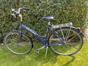Blauwe Oxford damesfiets beschikbaar voor biedingen