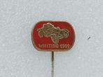 SP2237 Speldje Whiting 1909 rood, Collections, Broches, Pins & Badges, Utilisé, Enlèvement ou Envoi