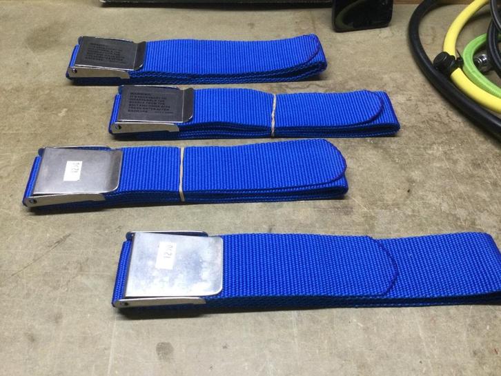 Loodgordel Blue 1,4m met Buckle - Ecocheques, Watersport en Boten, Duiken, Nieuw, Lood of Loodgordel, Ophalen of Verzenden
