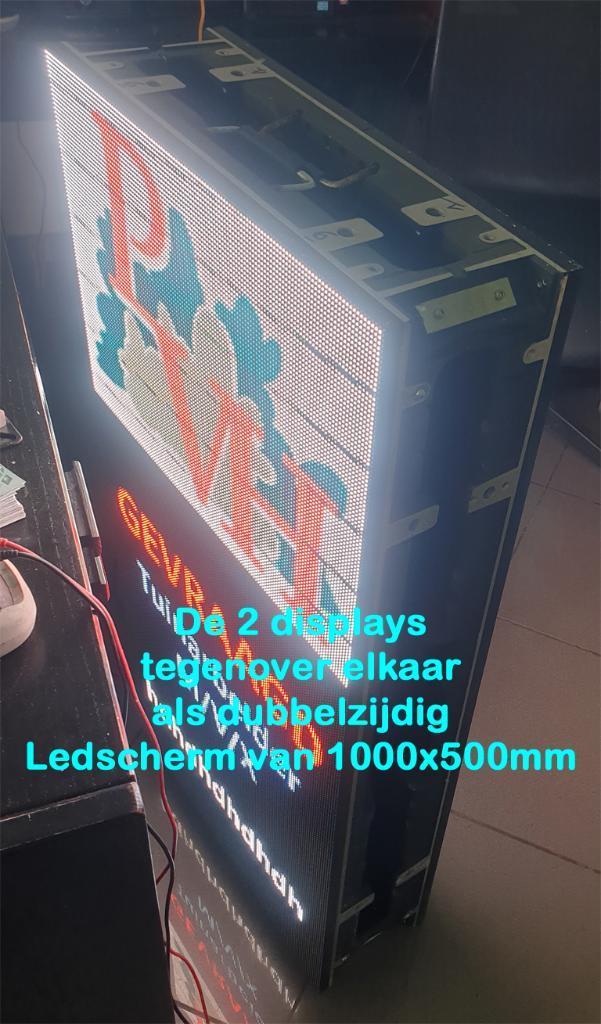 Outdoor LED scherm P3.91, 1m² met asynchrone media player, Elektronische apparatuur, Overige elektronische apparatuur, Zo goed als nieuw