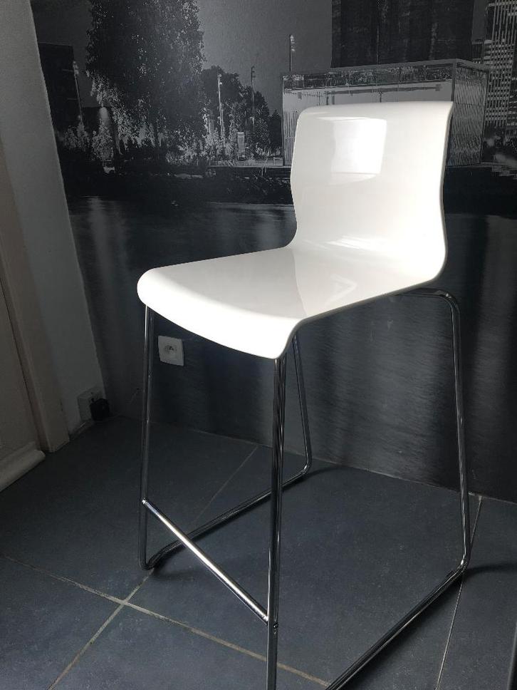 3 kwaliteit hoge stoelen-prijs PER stuk, Maison & Meubles, Chaises, Comme neuf, Métal, Enlèvement