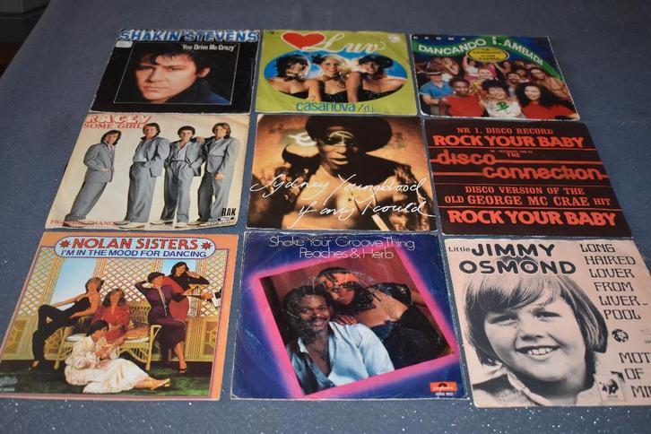joli lot de 54 sangles en vinyle 45t, CD & DVD, Vinyles Singles, Comme neuf, Single, Pop, 7 pouces, Enlèvement ou Envoi