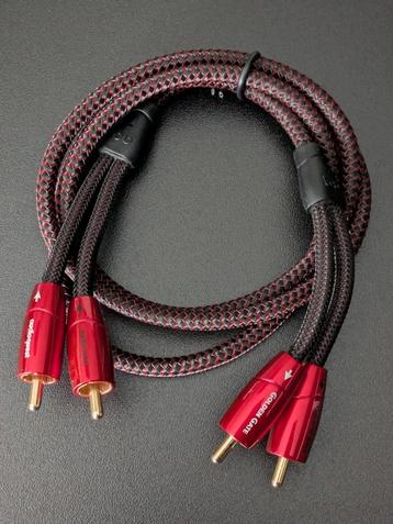 AudioQuest Golden Gate, 2 x 2 RCA/cinch, 1 meter, nieuwstaat beschikbaar voor biedingen