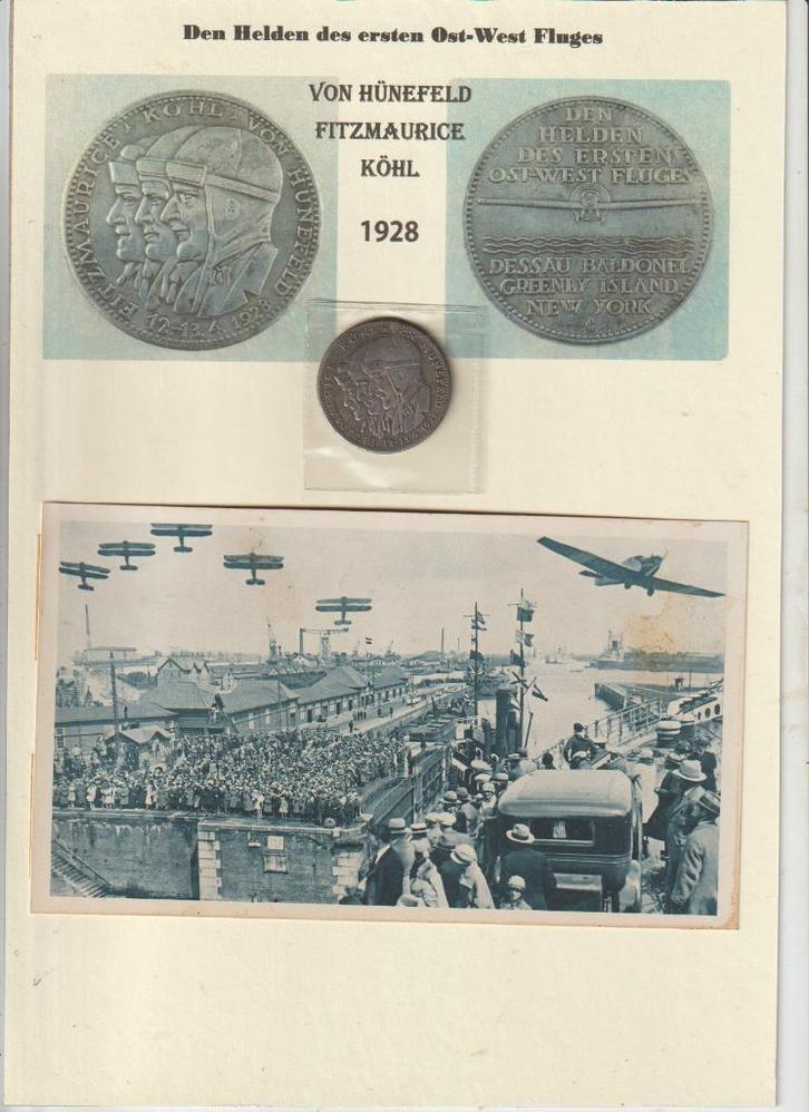 Den Helden des ersten Ost-West Fluges, Postzegels en Munten, Munten | Europa | Euromunten, Losse munt, Overige waardes, Duitsland