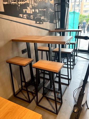 Horeca bartafels, barstoelen en tafels beschikbaar voor biedingen