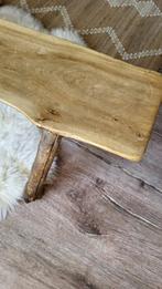 Lange Houten Boomstam Bank (2m25), Huis en Inrichting, Woonaccessoires | Overige, Ophalen, Zo goed als nieuw
