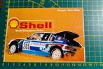 Sticker/postkaart 1988 Peugeot 205 T16 Paris Dakar Shell, Enlèvement ou Envoi