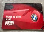 Livret de bord  moto BMW K100 - K100RS - K100RT, Livres, Autos | Livres, BMW, Utilisé