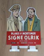 BD Blake et Mortimer Signé Olrik PLV Juillard Sente 68 cm su, Verzamelen, Ophalen, Overige figuren, Zo goed als nieuw, Beeldje of Figuurtje