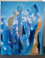 Antoine LIESENS, Happy family, Antiek en Kunst, Kunst | Schilderijen | Modern, Ophalen of Verzenden