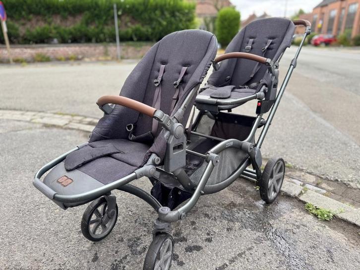 Poussette double- zoom abc design- ideal jumeaux, Kinderen en Baby's, Kinderwagens en Combinaties, Gebruikt, Kinderwagen, Overige merken