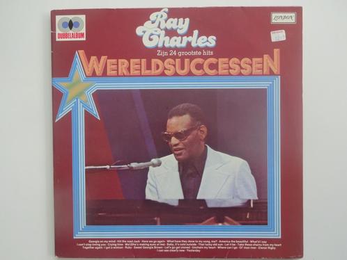 Ray Charles - Zijn 24 Grootste Hits (Dubbel Lp), Cd's en Dvd's, Vinyl | Jazz en Blues, Ophalen of Verzenden