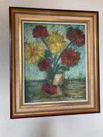 Schilderij bloemen, Antiek en Kunst, Ophalen