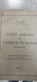 livre la société  nationale des chemin de fer vicinaux train, Enlèvement ou Envoi