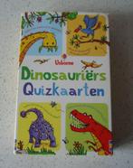 "Dinosauriers" Quizkaarten van Usborne in prima staat !, Hobby en Vrije tijd, Ophalen of Verzenden, Een of twee spelers, Zo goed als nieuw