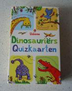 "Dinosauriers" Quizkaarten van Usborne in prima staat !, Comme neuf, Enlèvement ou Envoi, Trois ou quatre joueurs, Usborne