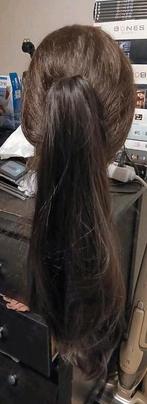 Extensions staart 1 x gebruikt midden bruin, Ophalen of Verzenden, Zo goed als nieuw