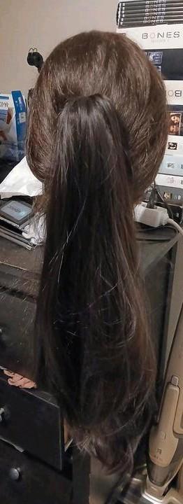 Extensions staart 1 x gebruikt midden bruin, Enlèvement ou Envoi, Comme neuf