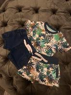 Set noppies tshirt plus 2 shorts nieuw maat 62, Kinderen en Baby's, Babykleding | Maat 62, Nieuw, Ophalen of Verzenden, Setje