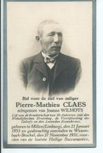 RP Pierre-Mathieu Claes 1853-1931, Verzamelen, Bidprentjes en Rouwkaarten, Ophalen of Verzenden