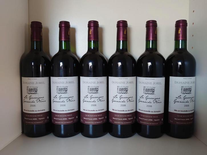 2006 - Domaine Jorel - La Garrigue Grenache Noir, Verzamelen, Wijnen, Nieuw, Rode wijn, Frankrijk, Vol, Ophalen of Verzenden