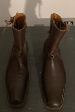Lederen Vintage Cappelletti laarzen met veters en binnenzak., Kleding | Heren, Schoenen, Cappelletti, Ophalen of Verzenden, Bruin