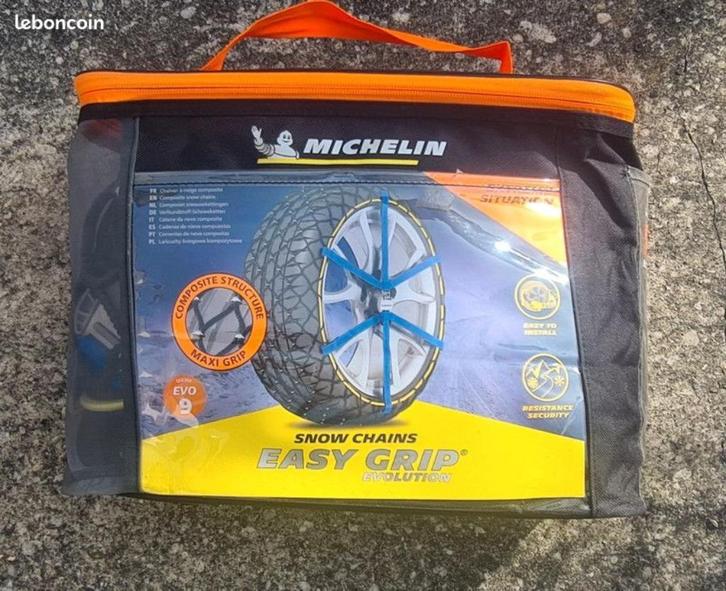 Michelin Easy grip EVO 9 (vente ou échange avec EVO 13), Auto diversen, Sneeuwkettingen, Nieuw, Ophalen