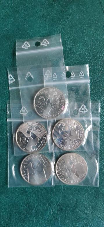 Zilveren munt 10 euro Frankrijk 2010 tot 2012 beschikbaar voor biedingen