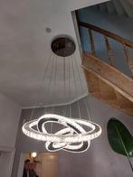 Moderne hanglamp kristal design, Ophalen, 50 tot 75 cm, Zo goed als nieuw, Glas