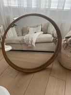 Miroir rond en bois exotique, Ophalen, Rond, Nieuw, Minder dan 100 cm