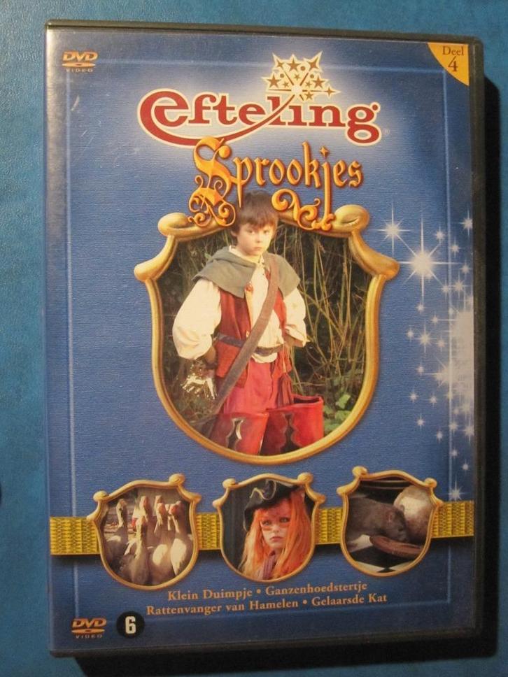 Efteling sprookjes deel 4, Cd's en Dvd's, Dvd's | Kinderen en Jeugd, Zo goed als nieuw, Tv fictie, Avontuur, Boxset, Alle leeftijden