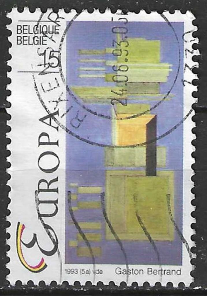 Belgie 1993 - Yvert/OBP 2501 - Hedendaagse Kunst (ST), Postzegels en Munten, Postzegels | Europa | België, Gestempeld, Europa