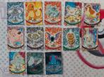 13 cartes Pokemon Topps TV 1999 (2 feuilles), Comme neuf, Foil, Enlèvement ou Envoi, Plusieurs cartes