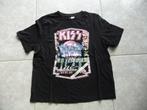 T-shirt Kiss H&M, Kleding | Dames, H&M, Zwart, Ophalen of Verzenden, Zo goed als nieuw