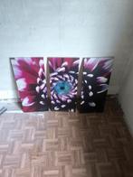 Drie delige canvas, Ophalen