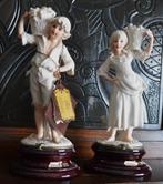 Couple garçon et fille de 28 et 26 cm de haut, Naples, Enlèvement ou Envoi