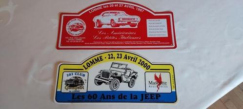 2 borden van oldtimer bijeenkomsten, Verzamelen, Merken en Reclamevoorwerpen, Zo goed als nieuw, Reclamebord, Verzenden