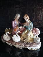 Capodimonte koppel met zwanen, Ophalen