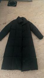 Lange zwarte gewatteerde winterjas nieuwstaat!, Enlèvement ou Envoi, Comme neuf