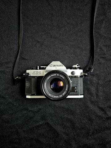 Canon AE1 PROGRAM + 50MM 1.8 beschikbaar voor biedingen
