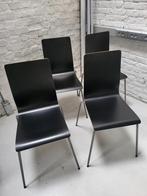 4 zwarte stoelen IKEA - 100€ voor 4 stuks, Huis en Inrichting, Stoelen, Grijs, Ophalen of Verzenden, Zo goed als nieuw