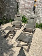 Royal Botania tuinstoelen / loungestoelen, Ophalen, Zo goed als nieuw, Teakhout, Inklapbaar