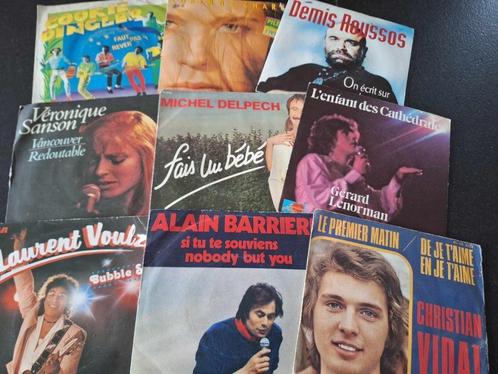 Lot 260 x 7" Vinyl - Frans liedje - 45 toeren, Cd's en Dvd's, Vinyl | Pop, Gebruikt, 1960 tot 1980, Overige formaten, Ophalen of Verzenden