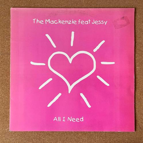 The Mackenzie Feat. Jessy – All I Need (2001, Mackenzie Rec), Cd's en Dvd's, Vinyl | Dance en House, Gebruikt, Techno of Trance