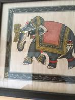 Cadre éléphant indien 21X19 existe en duo