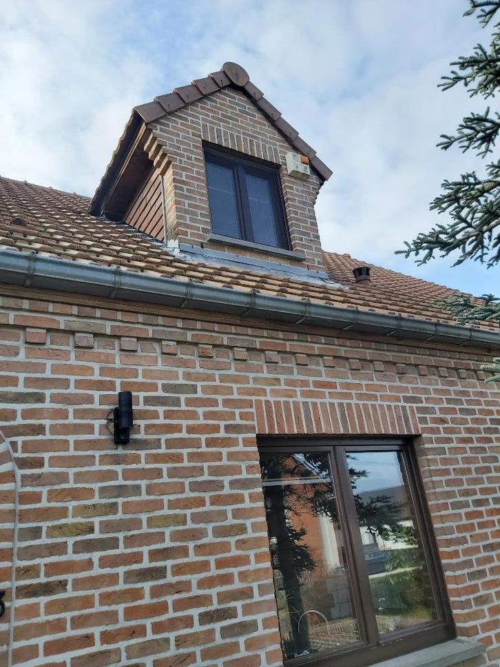 Meranti houten frame, H1275/L1420 (twee beschikbaar), Doe-het-zelf en Bouw, Glas en Ramen, Gebruikt, Gevelraam of Ruit, Dubbelglas