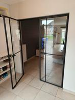 Stalen dubbele scharnierdeur, Doe-het-zelf en Bouw, Ophalen, Nieuw, Glas
