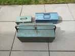 **3 Vintage Gereedschapskisten In Lot!**, Bricolage & Construction, Boîtes à outils, Enlèvement, Utilisé